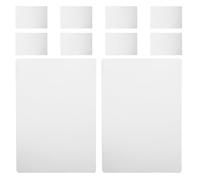 SEWACC 10 Feuilles de Pochoirs en Plastique Transparent 05 MM 22 X 14 CM - Lot de 10 Planches à Copier pour Stylo Impression 3D - Pochoirs Réutilisables pour Loisirs Créatifs et