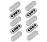 SEWACC 10 pièces Adhésifs pour Siège de Toilette Coussinets Amortisseurs Réducteurs de Bruit et Protection Rayures pour Wc Salle de Bain