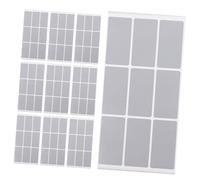 SEWACC 10 Pièces Autocollants à Gratter Rectangulaires Diy pour Jeux et Récompenses Autocollants Argentés Faciles à Décoller pour Événements Fêtes et Petites Entreprises