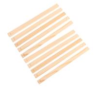 SEWACC 10 Pièces Bandes de Pin pour Argile Guides Épaisseur Rectangulaires pour Pâte à Modeler Outils de Potier pour Nivellement des Plaques de Pâte Accessoires de Sculpture et Artisanat