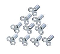 SEWACC 10 pièces Clés Purgeur Radiateur Carrées de Zinc Outil de Purge pour Chauffage Accessoires Indispensables pour Plombiers et Techniciens Chauffage