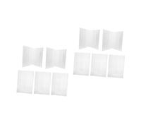 SEWACC 10 Pièces Film Protecteur Transparent Couvre Étanche Plastique pour Cahiers et Exercices Protection et Facile à Installer