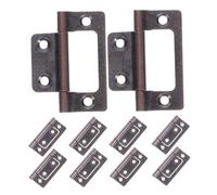 SEWACC 10 Pièces Hinges de Cabinet Inoxydable Lot de Charnières Silencieuses et Résistantes pour Environnements Humides pour Cuisine Chambre et Camping