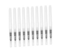 SEWACC 10 pièces Lot de Pinceaux Aquarelle Rechargeables avec Réservoir Transparent Stylos Pinceaux à Eau pour Dessin Peinture Artistique Pointe Soluble pour Adultes