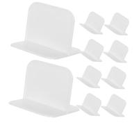 SEWACC 10 pièces Lot de Stabilisateurs de Clôture avec Supports Antidérapants pour Fixation Sécurisée de Parc Garçon Fille Protection de Sol et Montage sans Outil