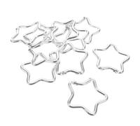 SEWACC 10 Pièces Mousqueton Porte-clés Étoile en Alliage D’Aluminium, | Attache Rapide, Format Compact et Portable, pour Clés et Paquet, Usage Extérieur