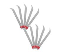 SEWACC 10 Pièces Outils Acier Inoxydable pour Retrait Aiguille Tirer et les Aiguilles pour Couture Main pour Réparation de Chaussures et Projets Diy