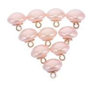 SEWACC 10 Pièces Pearl Decorative Buttons For Clothes Round Sewing Buttons For Cheongsam Coats Chiffon Dresses Formal Events Garment Diy