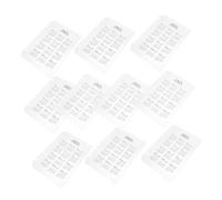 SEWACC 10 pièces PP Transparent Mat Diviseurs Calendrier Inserts Planner Recharge Planificateur Semainier Antirayures