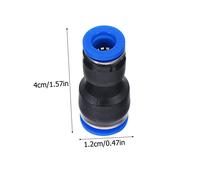 SEWACC 10 pièces Raccords pour Tuyau Air Connecteurs Plastique Coupleurs Compresseur avec Verrouillage Sécurisé Kit sans Outil pour Connexion et Déconnexion Rapide