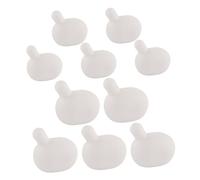 SEWACC 10 pièces Silicone Bubble Cores for DIY Plush Toy Crafting Round Replacement Inserts for Stress Balls and Squeaker Toys Flexible Bubble Inserts