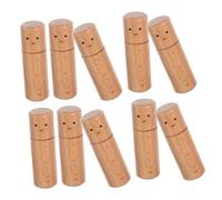 SEWACC 10 Pièces Small Wooden Peg Dolls For DIY Painting Natural Unfinished Wooden Figurines For Early Learning Sensory Play And Home Decoration