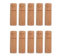 SEWACC 10 Pièces Wooden Peg Dolls Natural Wood Unfinished DIY Painting Sensory Toys For Early Learning And Home Decor