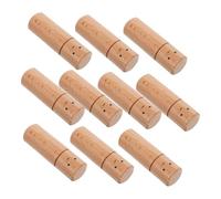 SEWACC 10 Pièces Wooden Peg Dolls Naturels pour DIY Artisanat et Décoration Figurines à Peindre pour Garçon Fille et Décoration Intérieure