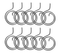 SEWACC 10 Ressorts de Verrouillage en Fer pour Portes de Sécurité, Ressorts de Remplacement pour Noyau de Serrure, Kit 10 Pièces Compatible Portes Antivol et Chambres, Accessoires