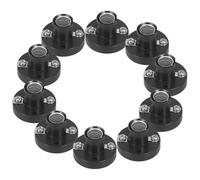 SEWACC 10 Supports de Lampe Noirs en Plastique Douilles pour Petites Ampoules Accessoires pour Circuits Électriques en Laboratoire