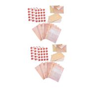 SEWACC 100 Ensembles Set Papeterie Esthétique Vintage avec Lignés et Enveloppes Assorties Kit Écriture pour Lettres et Invitations Manuscrites Papier Anti-bavure pour Messages Personnels