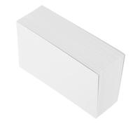 SEWACC 100 Pièces Cartes Blanches Petites Multifonctions pour Notes Mémos Fiches de Carnet de Brouillon Portable pour Bureau et École Blanches Compactes
