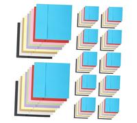 SEWACC 100 pièces Enveloppes Kraft Carrées Blanches Multiprises pour Cartes Lettres Clés Billets Papier Épais et Couverture Vierge à Décorer