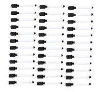 SEWACC 100 pièces Feutres Effaçables à Sec à Encre Soluble à Leau Marqueurs Fins pour Tableau Stylo Effaçable Noir pour Bureau École et Usage Domestique