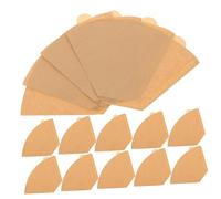 SEWACC 100 pièces Filtres à Café Papier Non Blanchi Sectoriels et Compatibles Machines à Café et Infusion Manuelle Papier Filtre Sûr et Inodore pour Extraction Uniforme