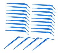 SEWACC 100 pièces Kit Émetteurs Goutte à Goutte PE pour Irrigation Programmable Micro Asperseurs Résistants Système Arrosage Plantes Intérieur Extérieur