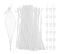 SEWACC 100 pièces Mesh Grocery Bags Large Capacity Net Bags For Nuts Fruits Potatoes Storage Reusable