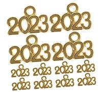 SEWACC 100 pièces Pendentifs Charmes pour DIY Accessoires de Bijoux pour Fabrication de Bracelets Colliers et Porte Clés Favors de Fête de Noël Graduation