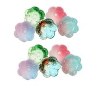 SEWACC 100 Pièces Perles Verre Forme Fleur Clochette Dégradé pour Bijoux DIY Composant Floral et Élégant pour Bracelets Colliers Décoratifs