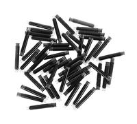 SEWACC 100 pièces Recharges pour Stylos Plume Noires Universelles Cartouches Dencre pour Stylo Plume Étudiants Accessoires Pratiques et Ergonomiques