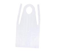 SEWACC 100 pièces Tablier Jetable Transparent Imperméable Plastique Pe Lot de Unisexe Protection Huile et Salissures pour Cuisine Peinture et Activités Salissantes