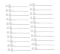 SEWACC 100 Pièces Windmill Replacement Poles for DIY Projects Thickened Plastic Rods for Handheld Pinwheels Beaches and Outdoor Group Activities