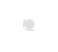SEWACC 1000 Pièces Points Adhésifs Ronds Transparente Double Face Ruban Adhésif Réutilisable à Humidité Fixation Sans Trace pour Protection Meubles et Décoration Murale