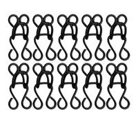 SEWACC 100Pcs Crochet Et Oeil Pour La Couture Remplacement Des De Soutien- Et Oeillets Fermoirs Attache De Couture Pour Vêtements Pantalons Jupe Couture Bricolage