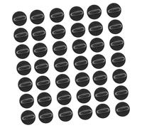 SEWACC 100pièces Fermoirs Pins Caoutchouc Noirs Clips Pin pour Épinglettes Broches Badges Accessoires De Bijouterie Remplacements Faciles sans Outil