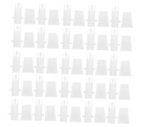 SEWACC 100pièces Presse-étoupe pour Câble Électrique Fixation De Câble Clips pour Plafonniers Colliers De Fixation Connecteurs Anti-Traction