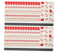 SEWACC 100pièces Sacs Expédition Adhésifs Motif Pommes Festives pour Emballage de Cadeaux de Noël et Envoi Discret de Vêtements et Accessoires