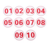 SEWACC 10pcs Numéros de Porte Autocollants en Acrylique Solide, Lisibles et Modernes, pour Jardin ou Bureau, Faciles à Installer