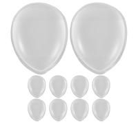 SEWACC 10pièces Houppette de Maquillage Mini Silicone pour Doigts Distributeur de Poudre Pratique Outil Cosmétique Réutilisable pour Femmes et Filles