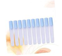 SEWACC 10pièces Organisateur Transparent pour Aiguilles Et Petits Objets Tube De Rangement Plastique Et Sécurisé pour Perles Bijoux Et Médicaments