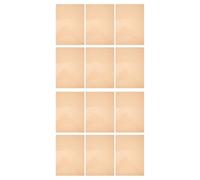 SEWACC 12 Feuilles de Filtre à Lumière en PVC Orange 12pcs pour Studios Photo, Diffusion Efficace et Résistance aux Rayures pour Éclairage LED Professionnel