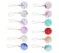 SEWACC 12 Pièces Attrape-Soleil en Cristal Suspendu, Fleur Ronde