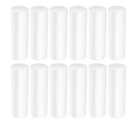 SEWACC 12 Pièces Cylindres de Mousse Blanche pour Loisirs Créatifs,