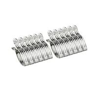 SEWACC 12 pièces Pinces à Couette INOX Grandes Clip Vent à Ressort Solide pour Linge et Couettes Antirouille et Polyvalent Maintien Sûr des Textiles Lourds à Usage Domestique