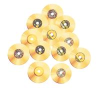 SEWACC 12 pièces Stickers Muraux Vinyle Disques Rétro Décorations Murales pour Fête Musique Bar Café Wall Sticker Party Supplies