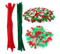 SEWACC 1250 Pièces Perles de Noël en Plastique pour Créations de Bijoux