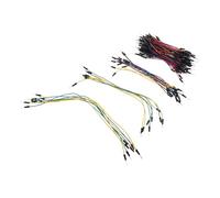 SEWACC 130 Pièces Fil De Démarrage Émaillé pour Platine Expérimentation Kit De Fils De Démarrage Câble De Mâle à Femelle Liaison pour Câblage Électronique