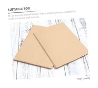SEWACC 150 feuilles Papier à Lettre Vintage Kraft Papier Retro pour Lettre Sans Lignes pour Messages Personnels et Souvenirs