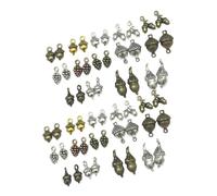SEWACC 150 Pièces Breloques Vintage Métal Forme Gland et Pomme de Pin Pendentifs Légers pour Bijoux DIY Perles pour Bracelets Colliers Porte-clés Création de Bijoux