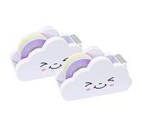 SEWACC 2 Ensembles Coupe Rubans Arc Ciel Portables Distributeurs Pratiques pour Stickers Accessoires Bureau Polyvalents pour Maison